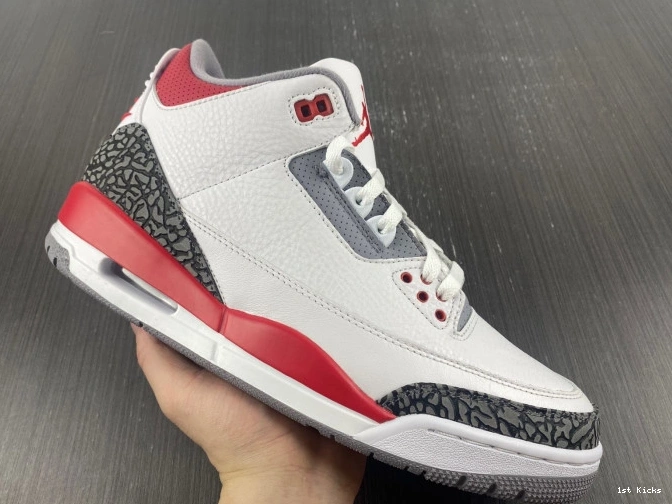 1st Kicks Shoes Fire Air Red 3 Jordan OG DN3707-160 0812